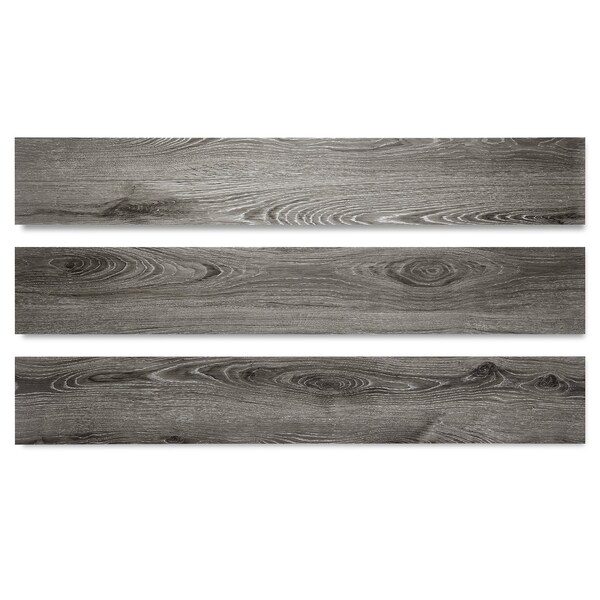 Lucida Surfaces LUCIDA SURFACES, GlueCore Coffee 7 5/16 in. x48 in. 3mm 22MIL Glue Down Luxury Vinyl Planks , 60PK - GC-305PLT