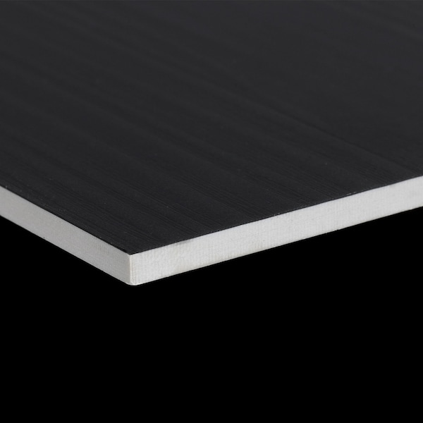 Lucida Surfaces LUCIDA SURFACES, BaseCore Nero 6 in. x36 in. 2mm 12MIL Peel & Stick Vinyl Plank , 55PK - BC-913PLT