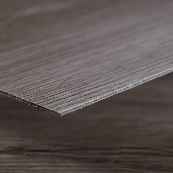 Lucida Surfaces LUCIDA SURFACES, BaseCore Smoked 6 in. x36 in. 2mm 12MIL Peel & Stick Vinyl Plank , 55PK - BC-904PLT