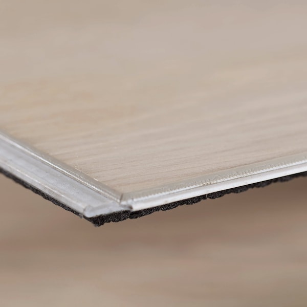 Lucida Surfaces LUCIDA SURFACES, DecoCore White Oak 5.1 in. x25.4 in. 7mm 22MIL Interlocking Luxury Vinyl Planks , 16PK - DC-701PLT