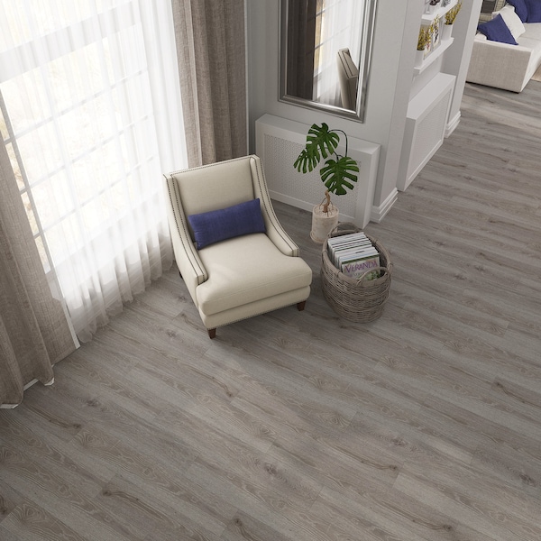 Lucida Surfaces LUCIDA SURFACES, PresCore Cliffside 6 in. x36 in. 2mm 12MIL Glue Down Luxury Vinyl Planks , 55PK - PC-1103PLT