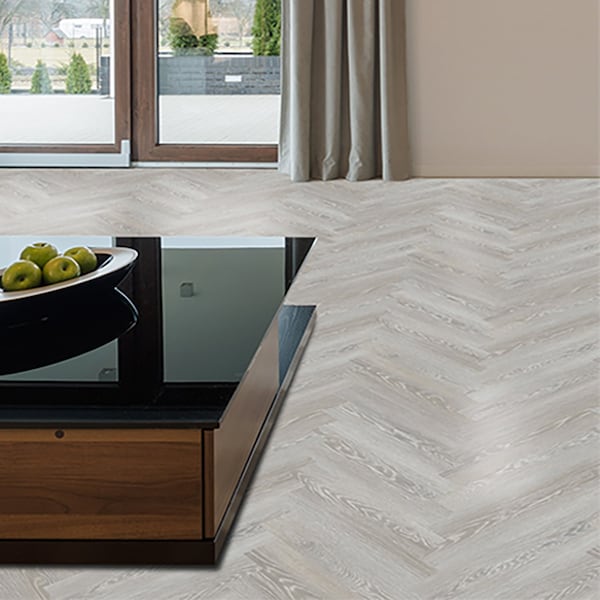 Lucida Surfaces LUCIDA SURFACES, DecoCore Peak Shine 5.1 in. x25.4 in. 7mm 22MIL Interlocking Luxury Vinyl Planks , 16PK - DC-702PLT