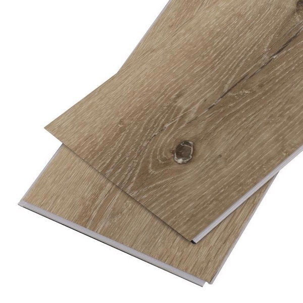 Cali Builder's Choice 7.12 in. W X 48 in. L Aged Hickory Vinyl Plank Flooring 23.77 sq ft - 7904003400