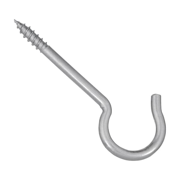 National Hardware National Hardware Zinc-Plated Silver Steel 3-3/8 in. L Ceiling Hook 35 lb 3 pk - N120-816