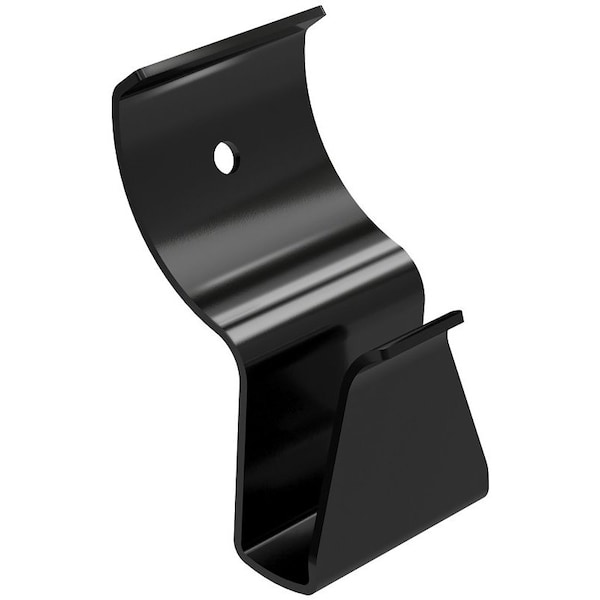 National Hardware Siding Hook, 78 in L, 1716 in H, Stainless Steel, Black - N275-531