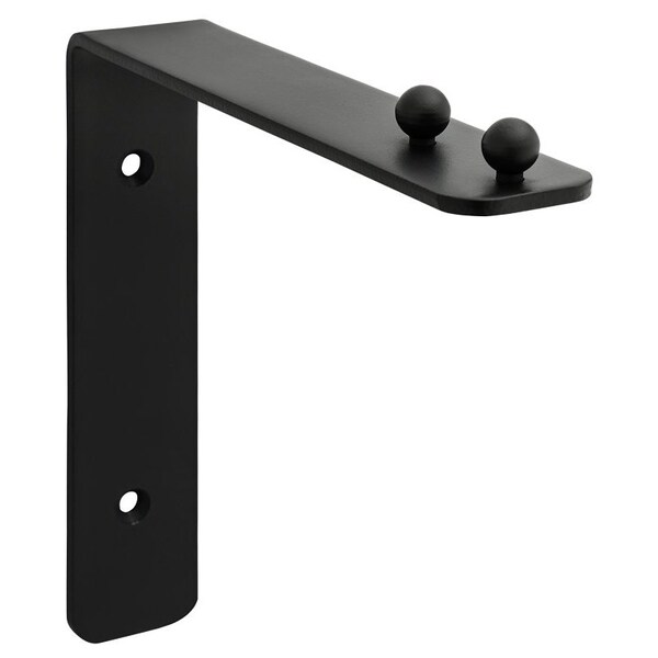 National Hardware Wall Bracket, 7 in L, Black - N275-530