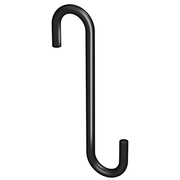 National Hardware Modern Series Small SHook, 434 in H, Steel, Black - N275-514