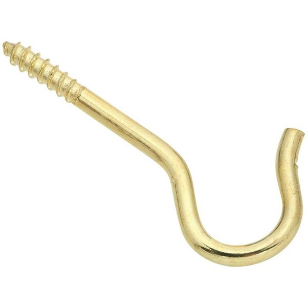 Homepage 2.5 in. Ceiling Hook Plant Hardware Accessories N274-936, Brass - HO417776