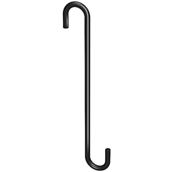 National Hardware Modern Series Large SHook, 214 in L, 8 in H, Steel, Black - N275-517