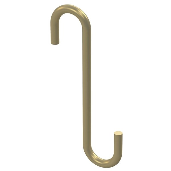 National Hardware Modern Series Small SHook, 434 in H, Steel, Brushed Gold - N275-515
