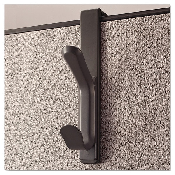 Universal One Hook, Cubicle, Coat, charcoal - UNV08607