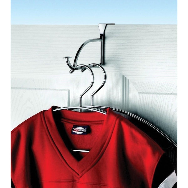 Spectrum Diversified Spectrum Chrome Over The Door Hanger Holder - 75370