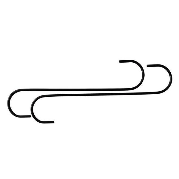 Living Accents EXTNDR HOOK S BLK 12 IN., 2PK - 58046