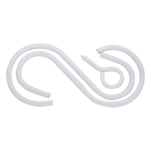 National Hardware V2665 Series Extension Hook Kit, 3-1/2 in L, Steel, White - N275-131