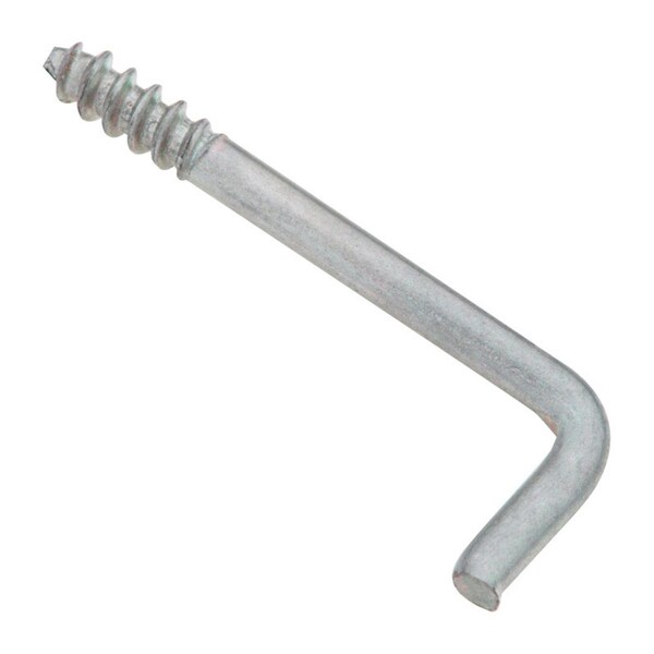 National Mfg Sales 1 in. Square Bend Steel Hook, 12PK - 5705884
