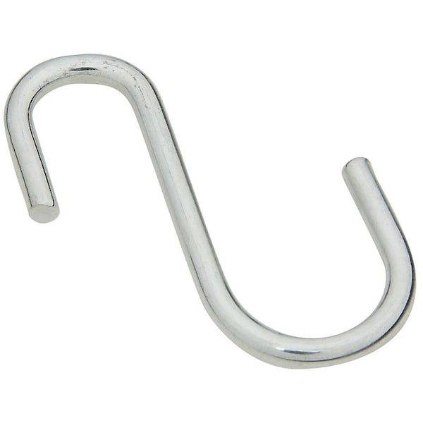 National Hardware 3315 Series Open S-Hook, Steel, Zinc - N263-582