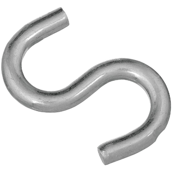 National 2-1/2 In. Zinc Heavy Open S Hook - N273433