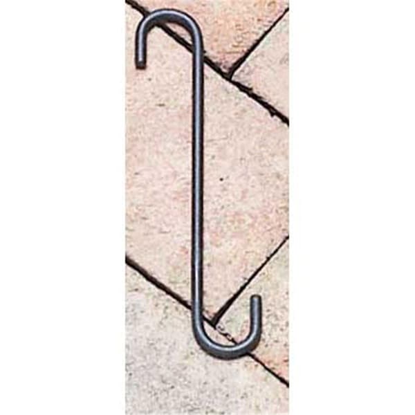 Micasa 8 in. S-Hook with 1 in. Openings - Black - MI141648