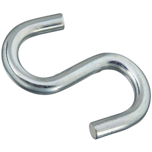 National 4 In. Zinc Heavy Open S Hook - N347856