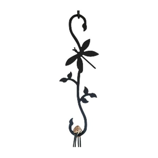 Village Wrought Iron Village Wrought Iron SH-D-71 Dragonfly S-Hook - Black, SH-D-71 - SH-D-71