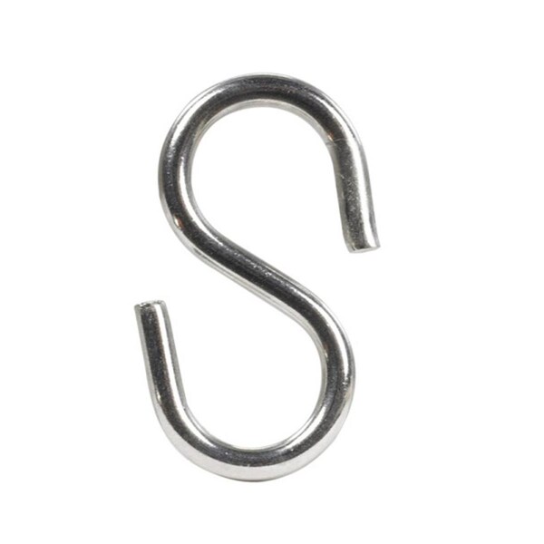 Homepage 02-3483-353 S Peg Medium Wire Stainless Steel Hook 0.177 x 2.13 in., PK20 - HO152781