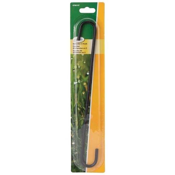 Landscapers Select Extender S-Hook, 12 in H, Steel, Black, Hanging Mounting - GB0123L