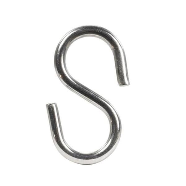 Hampton Hampton 02-3483-353 S Peg Medium Wire Stainless Steel Hook  0.177 x 2.13 in. - pack of 20 - 58397
