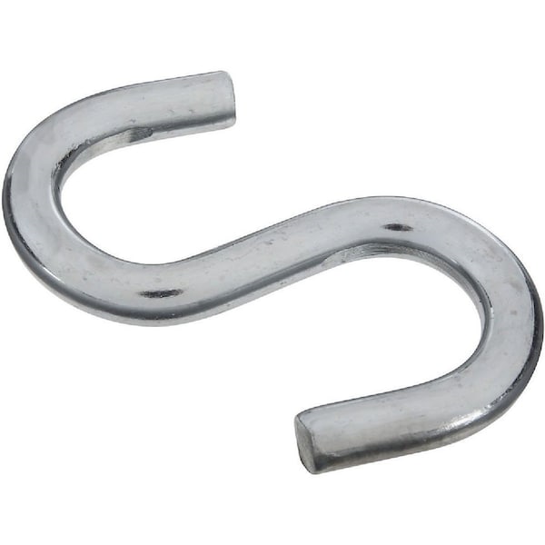 National 3-1/2 In. Zinc Heavy Open S Hook - N347849