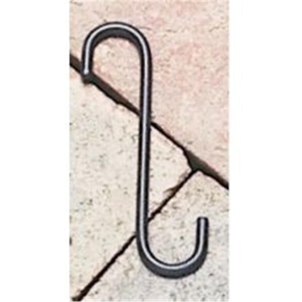 Village Wrought Iron 3 in. S-Hook with .63 in. Openings - Black - SH-3