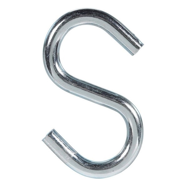 Hampton Hampton Medium Zinc-Plated Silver Steel 2.75 in. L S-Hook 160 lb 1 pk - 02-3483-828