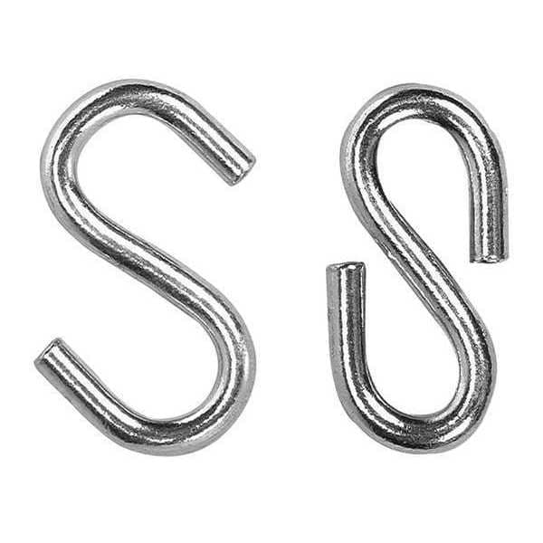 Campbell Chain & Fittings No 60 "S" Hook, Zinc Plated - 6106024