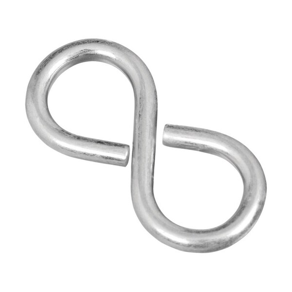 National Hardware National Hardware Zinc-Plated Silver Steel 1-5/8 in. L Closed S-Hook 1 pk - N121-319
