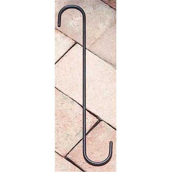 Village Wrought Iron Village Wrought Iron SH-12-B 12 in. S-Hook with 1.5 in. Openings - Black - SH-12-B