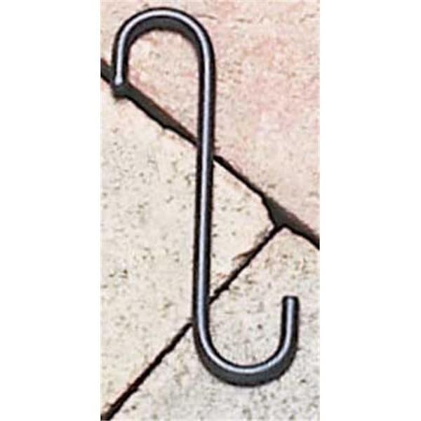 Village Wrought Iron Village Wrought Iron SH-6-A 6 in. S-Hook with .75 in. Openings - Black - SH-6-A