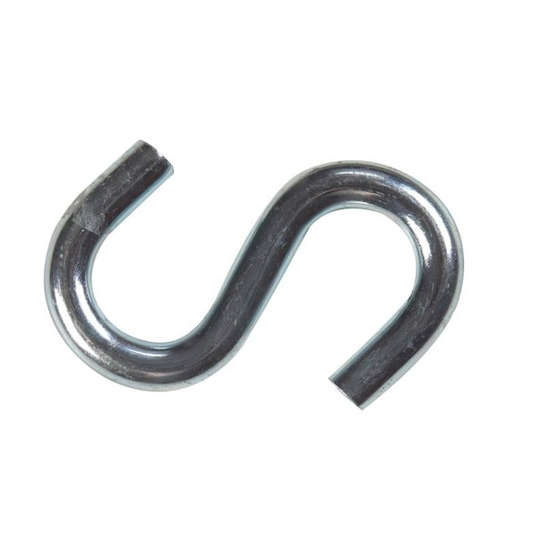 Hampton Hampton Small Zinc-Plated Silver Steel 2.5 in. L S-Hook 250 lb 1 pk - 02-3484-118