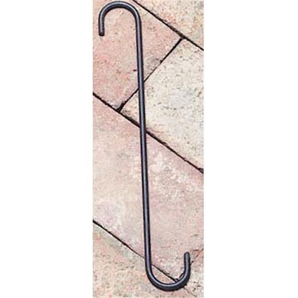 Village Wrought Iron Village Wrought Iron SH-10-A 10 in. S-Hook with 1 in. Openings - Black - SH-10-A