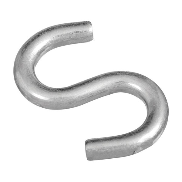 Homecare Products 2 in. Steel Open S-Hook - Zinc Plated, 2PK - HO3302565