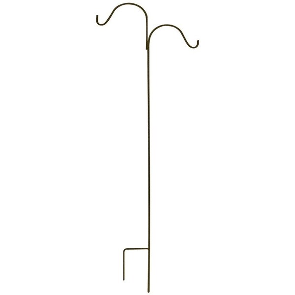 Landscapers Select Shepherd Hook, 24 in L, 64 in H, Steel, Matte Hammertone Bronze - GB-3092-1