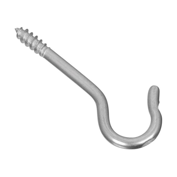 Homecare Products 1.68 in. Steel Ceiling Hook - Zinc Plated, 8PK - HO3304229