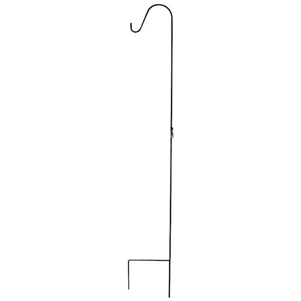 Landscapers Select Single Shepherd Hook, 64 in H, Matte Black, Hanging Mounting - GB-3089