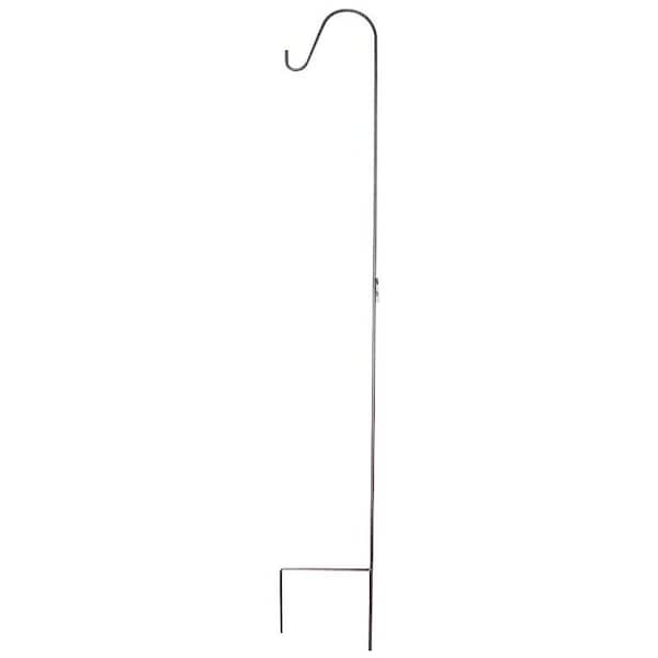 Landscapers Select Shepherd Hook, 12 in L, 84 in H, Steel, Matte Hammertone Bronze - GB-3090-1