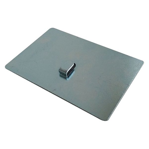 Zoro Select Magnetic Mount Hook, 20 lb., 4in.L, 8in.W - 35HV65