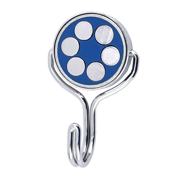 The Magnet Source Magnet Source .5 in. L X 1.5 in. W Silver Magnetic Hook 65 lb. pull 1 pc - 07548