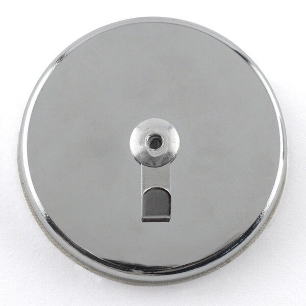 Master Magnetics Magnet Source 2-5/8 in. L X 2.63 in. W Silver Magnetic Hooks 35 lb. pull 2 pc - 07254