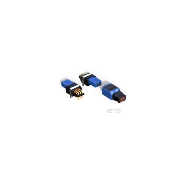 Conectores rectangulares Mil Spec de Te Connectivity 369 de 9 vías en línea con PCB rectos de 90 grados, contactos dorados - YD369-G99-NS400000