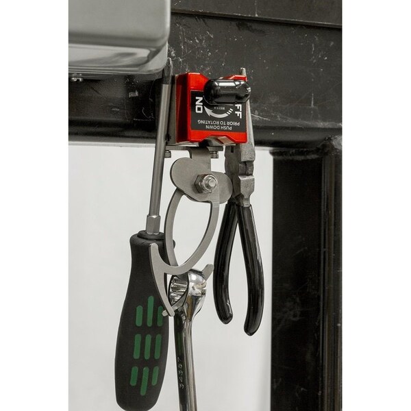 Mag-Mate On/Off Magnetic Hanging Hook Holds 25 lb - HH035R