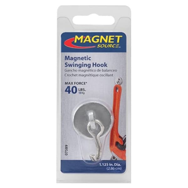 Master Magnetics Master Magnetics 235559 Magnetic Base with Swing Hook - 235559