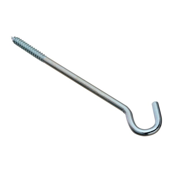 National Hardware National Hardware Zinc-Plated Silver Steel 10 in. L Screw Hook 150 lb 1 pk - N221-002