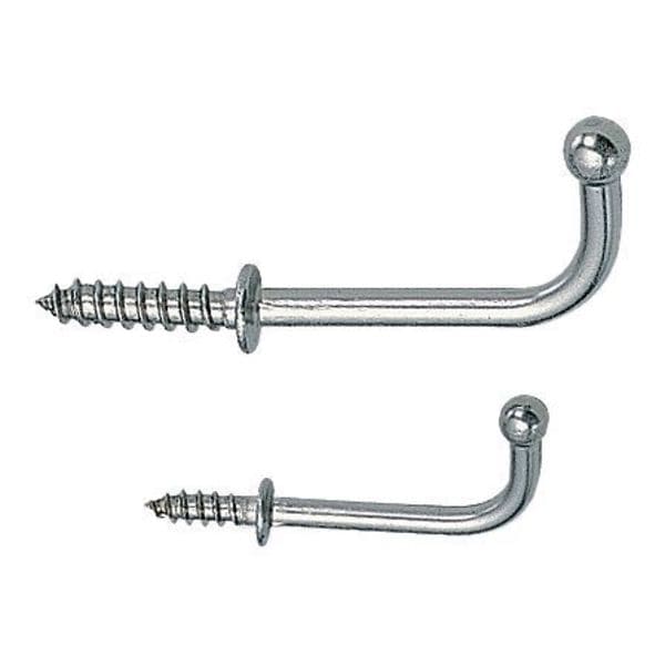 Sugatsune Load Rated Hook, 304 SS, 1-1/16 In, PK10 - 4CRX8