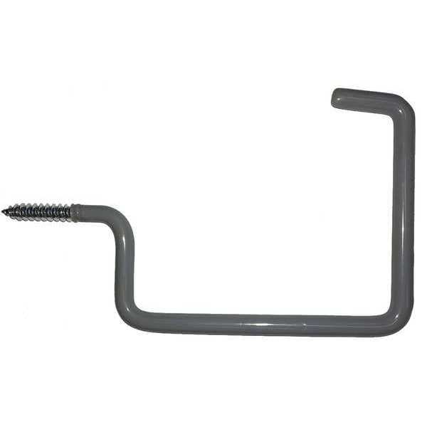 Zoro Select Ladder Hook, Vinyl, 5/16 in. H - 49GV56